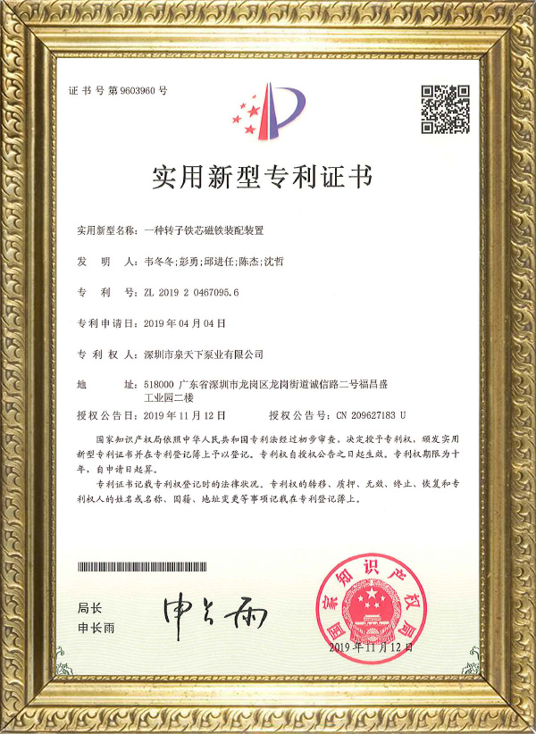 The utility model relates to a rotor core magnet assembly device