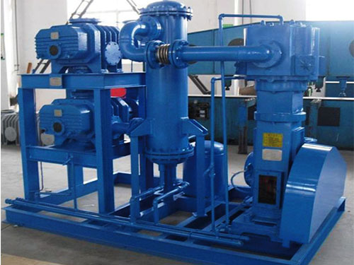 Roots vacuum unit
